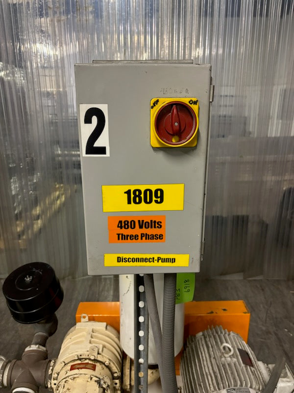 Used 15 HP Vacuum Pump