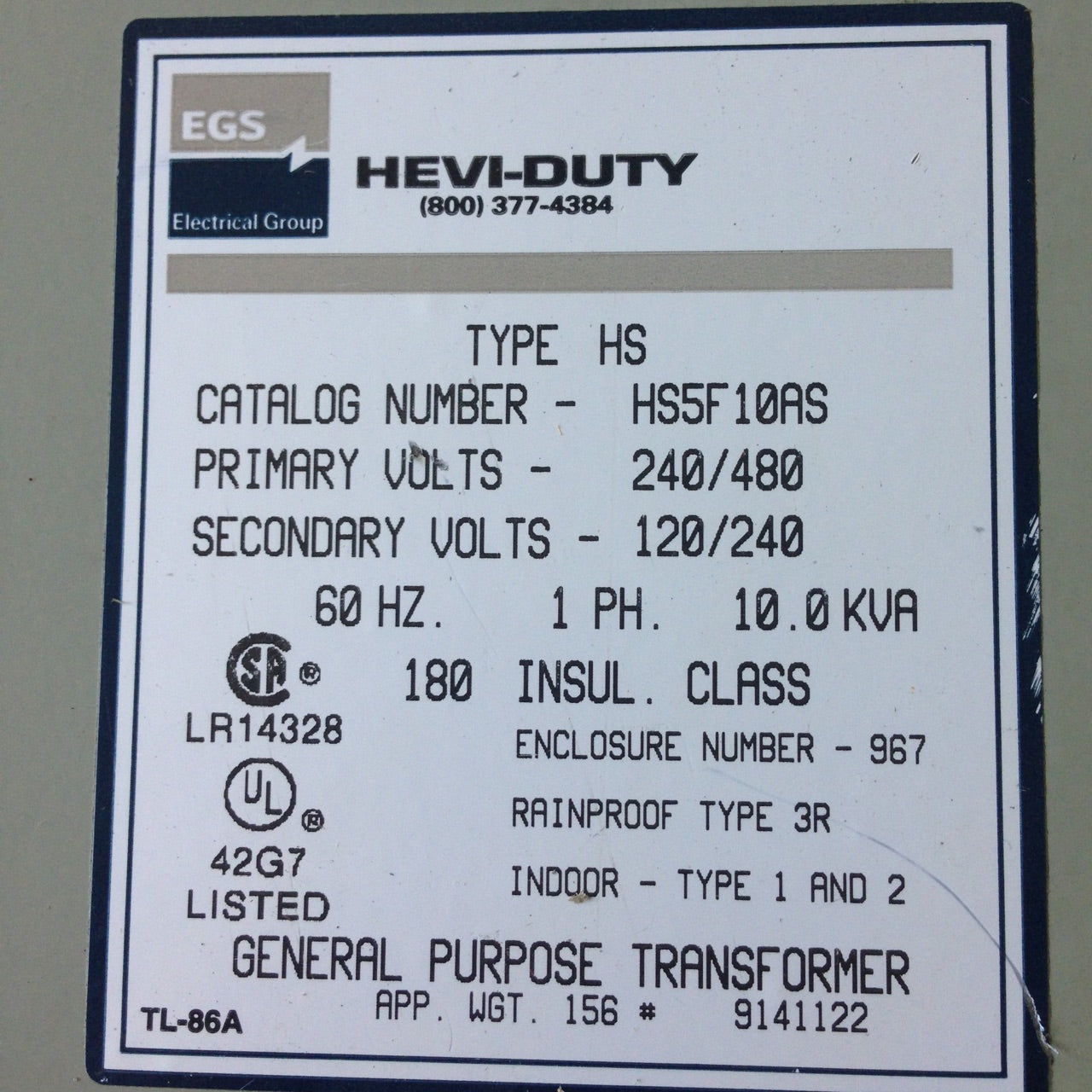 10 KVA Transformer