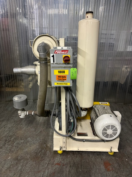 Used Foremost 15 HP Vacuum Pump
