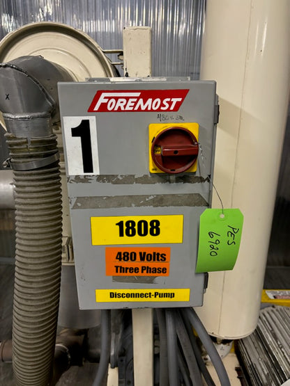 Used Foremost 15 HP Vacuum Pump