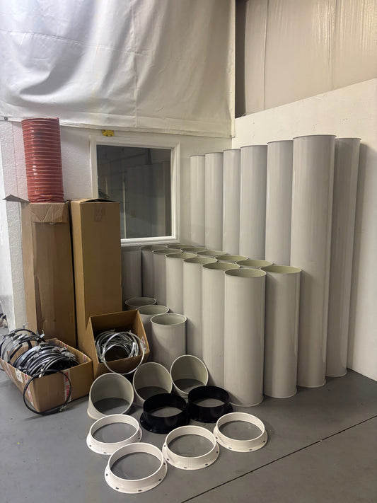 Lot of 12" Flanged Tubing