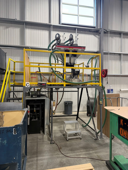 Used Maguire Blender, Stand, Vacuum Pump & (4) Receivers